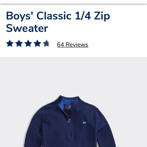 VV Classic 1/4 zip sweater- Medium - Picture 2 of 4